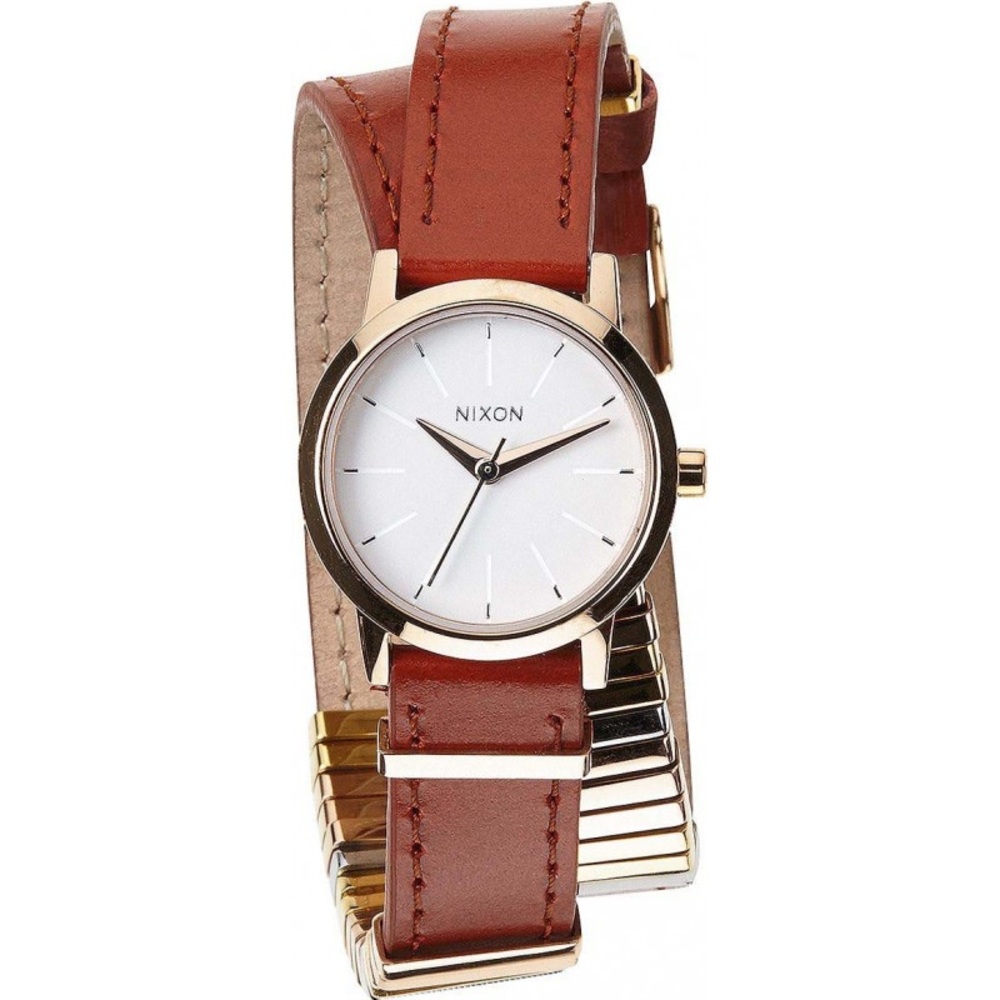 Nixon Leather Kenzi Wrap Watch